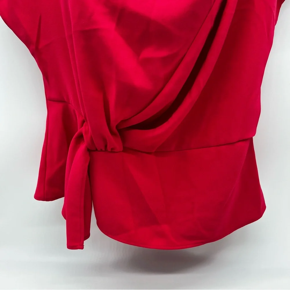 Zara Vibrant Hot Pink Asymmetrical Dress-Size Dress L - Picture 3 of 9